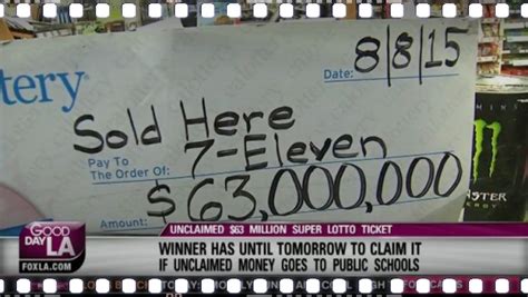 biggest unclaimed lottery|Bummer! 6 Biggest Unclaimed Lottery Prizes in .